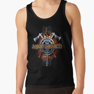 Logo Amon Amarth Essential Tank Top Official Amon Amarth Merch