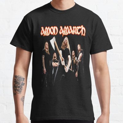 Logo Amon Amarth Essential T-Shirt Official Amon Amarth Merch