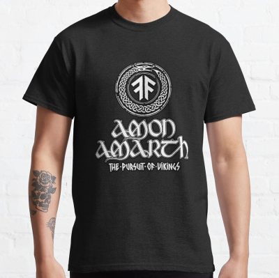 Best Of Design Amon Amarth Band Logo 04 Genres: Melodic Death Metal Exselna T-Shirt Official Amon Amarth Merch