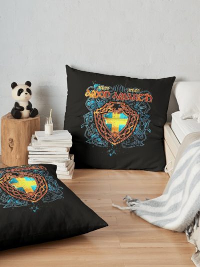 Design Amon Amarth Best Selling Throw Pillow Official Amon Amarth Merch