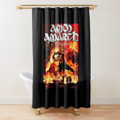 Amon Amarth Shower Curtain Official Amon Amarth Merch