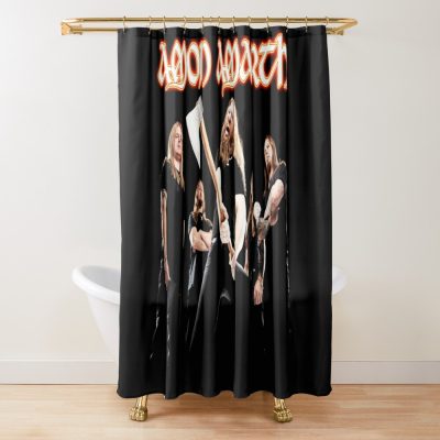 Logo Amon Amarth Essential Shower Curtain Official Amon Amarth Merch