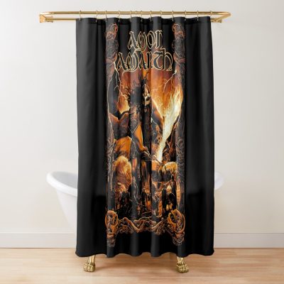 Kkuw | Amon Amarth Shower Curtain Official Amon Amarth Merch